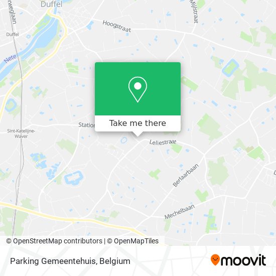 Parking Gemeentehuis map