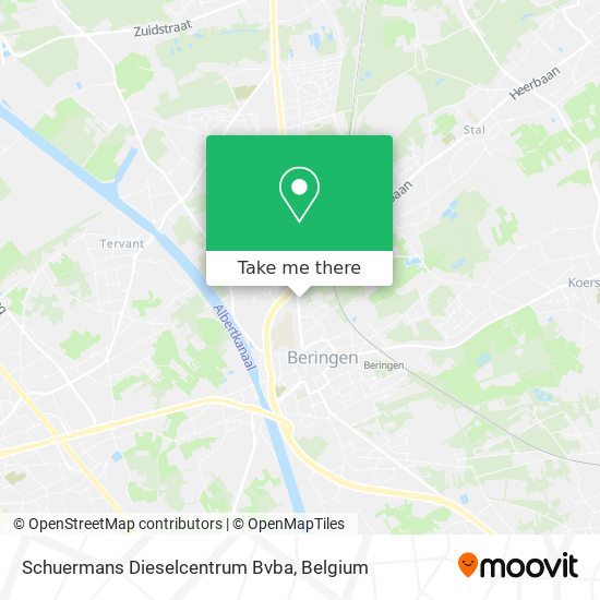 Schuermans Dieselcentrum Bvba map