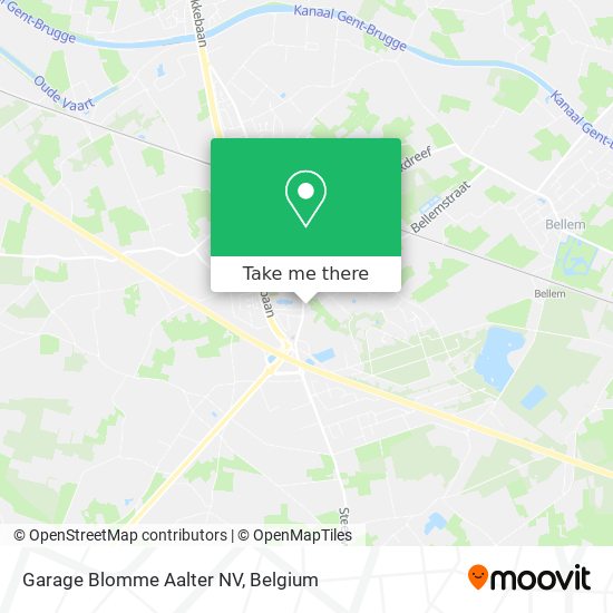 Garage Blomme Aalter NV map