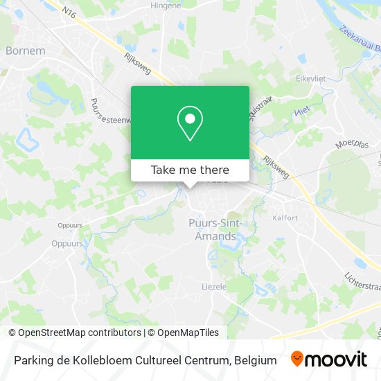 Parking de Kollebloem Cultureel Centrum map