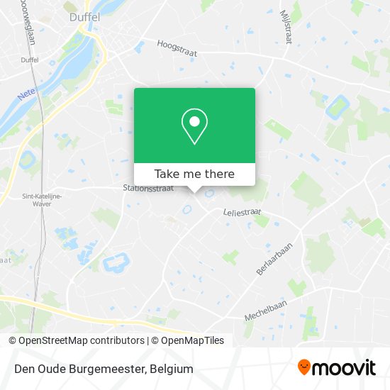 Den Oude Burgemeester plan