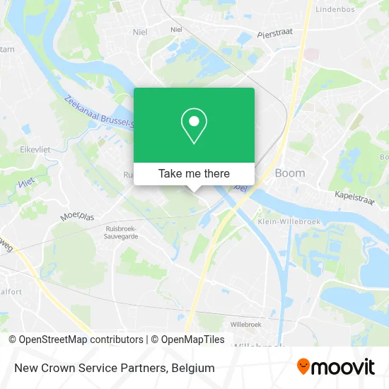New Crown Service Partners map