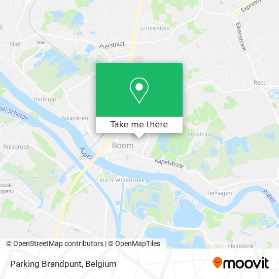 Parking Brandpunt map