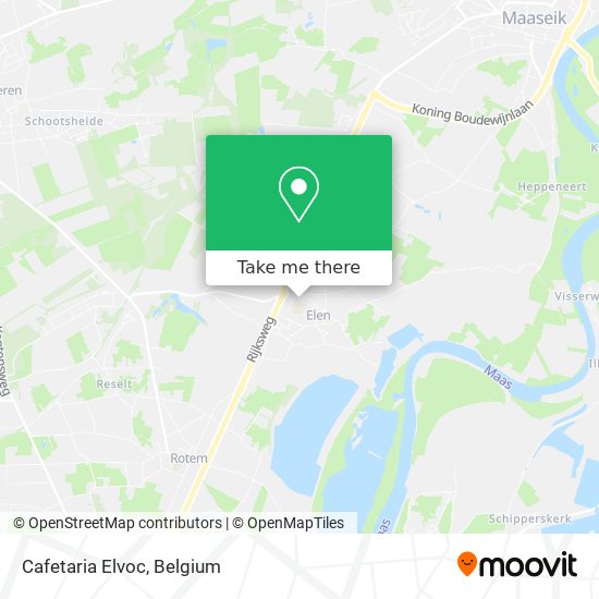Cafetaria Elvoc map