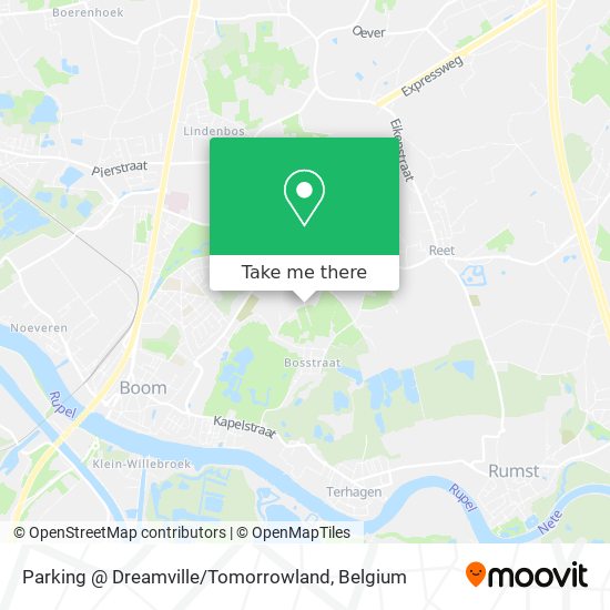 Parking @ Dreamville / Tomorrowland map