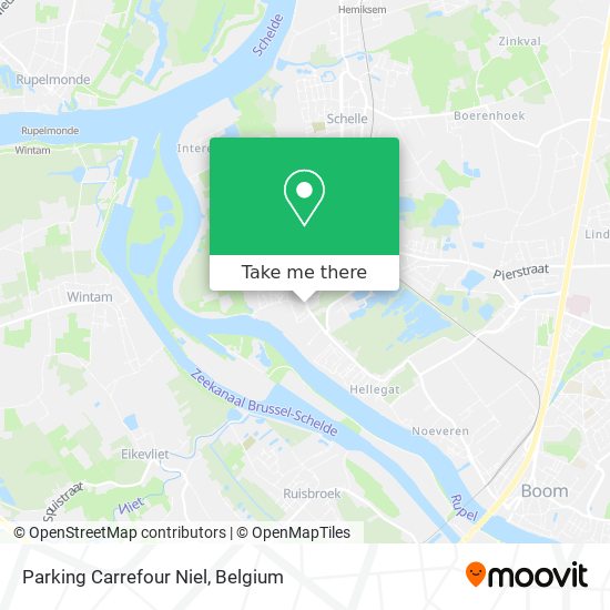 Parking Carrefour Niel map