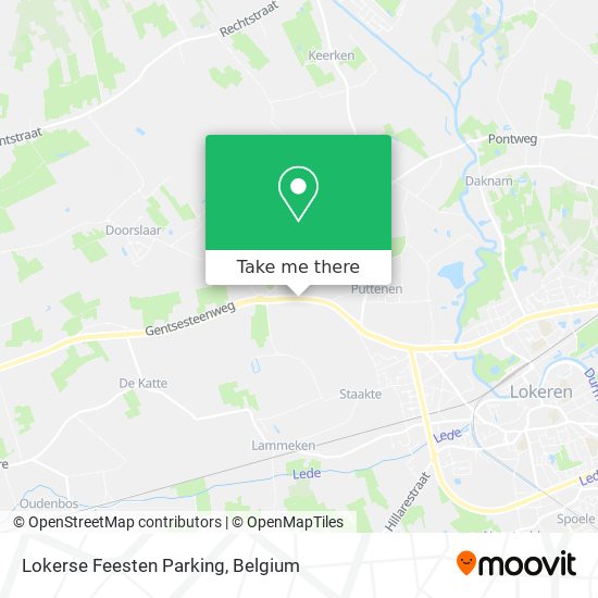 Lokerse Feesten Parking map
