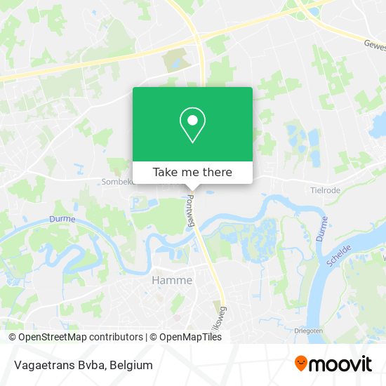 Vagaetrans Bvba map