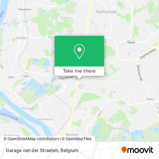 Garage van der Straeten map