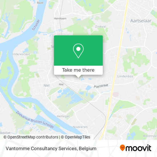 Vantomme Consultancy Services map