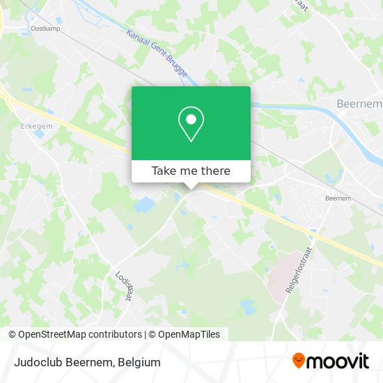 Judoclub Beernem map