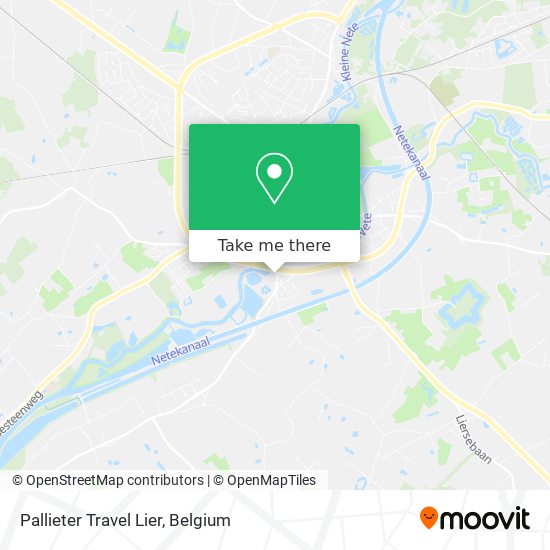 Pallieter Travel Lier map