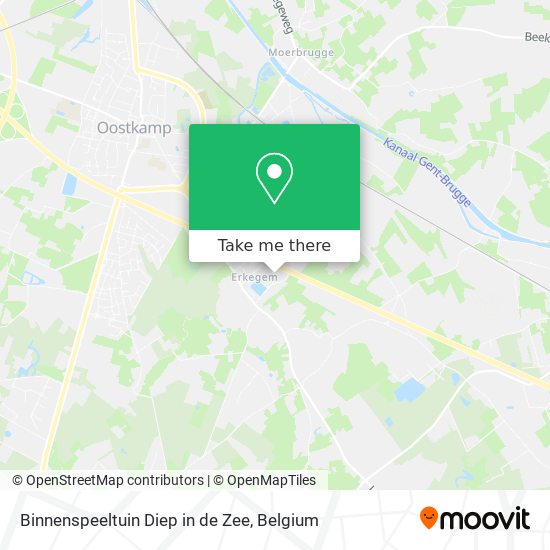 Binnenspeeltuin Diep in de Zee map