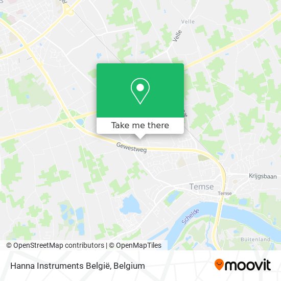 Hanna Instruments België map