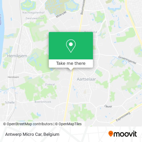 Antwerp Micro Car map