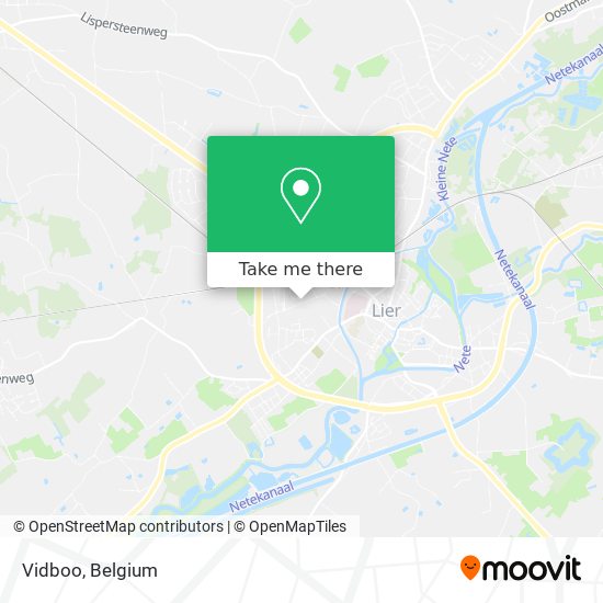 Vidboo map