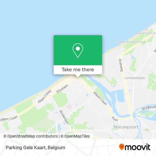 Parking Gele Kaart map