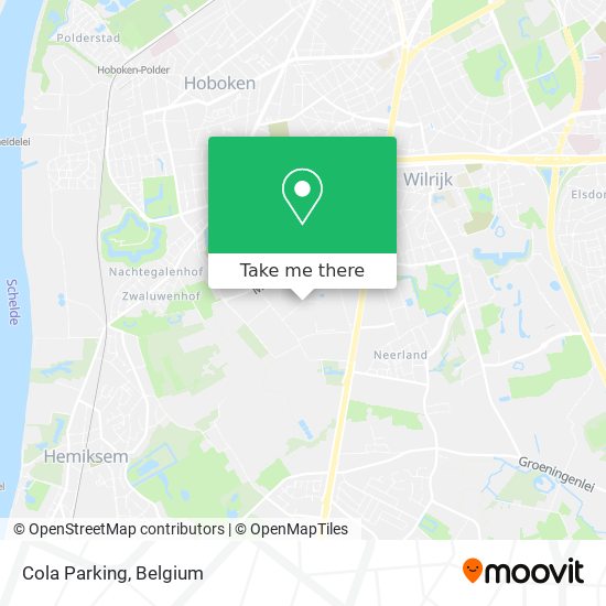 Cola Parking map