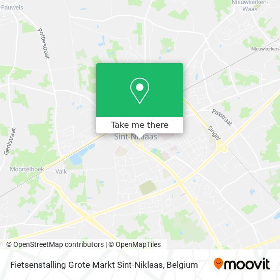 Fietsenstalling Grote Markt Sint-Niklaas map