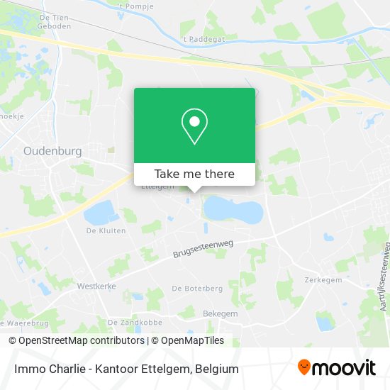 Immo Charlie - Kantoor Ettelgem map