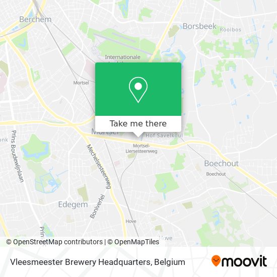 Vleesmeester Brewery Headquarters map