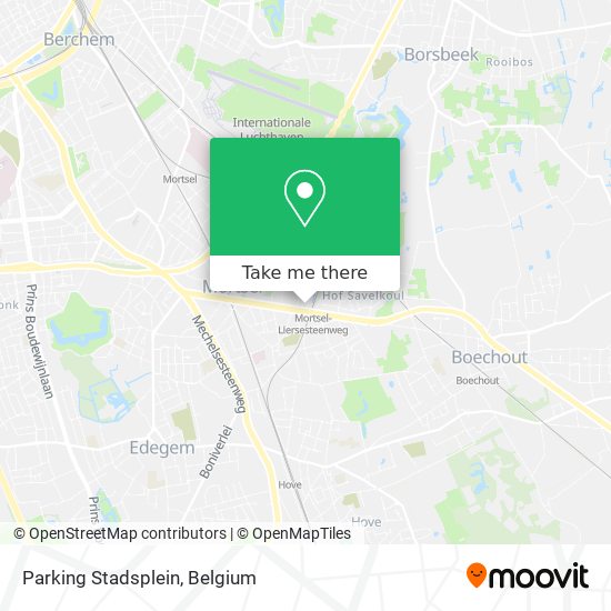 Parking Stadsplein map