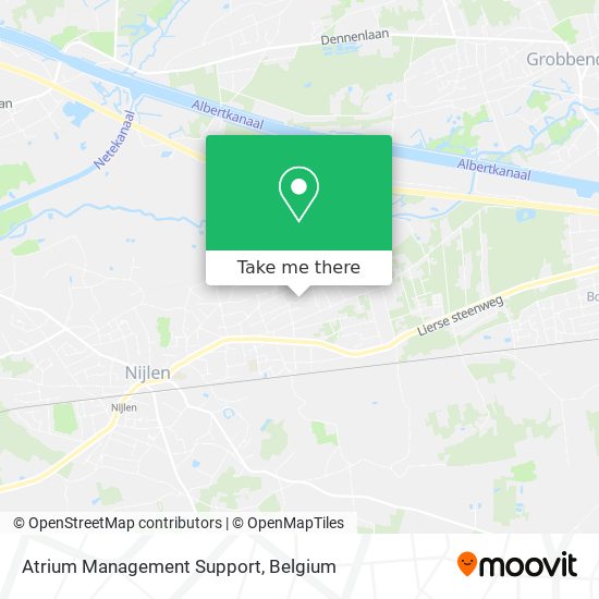 Atrium Management Support map