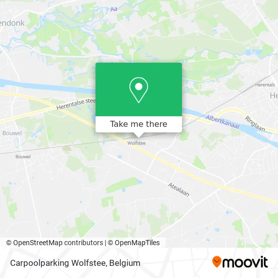 Carpoolparking Wolfstee map