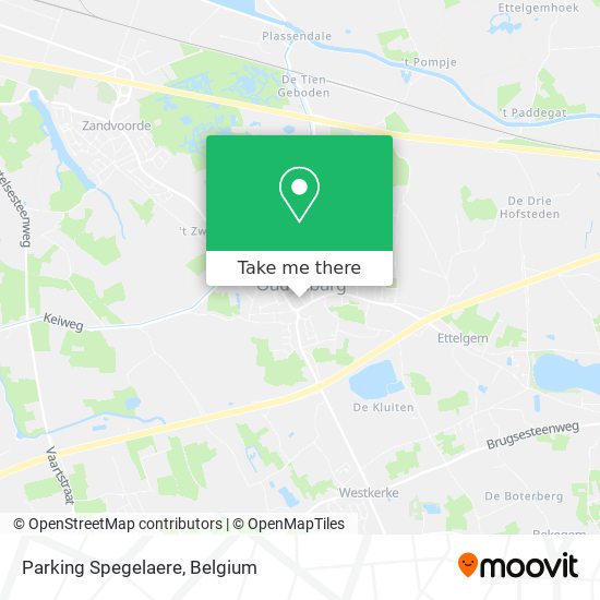 Parking Spegelaere map