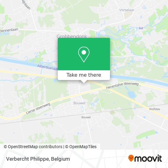 Verbercht Philippe map