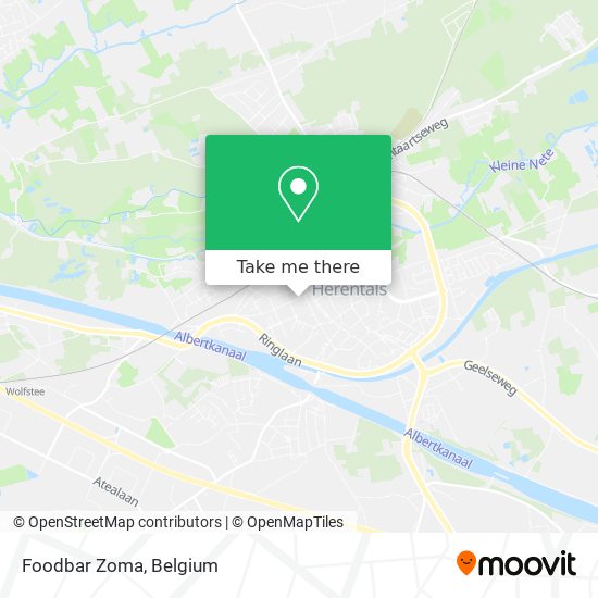 Foodbar Zoma map