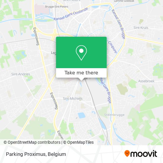 Parking Proximus map