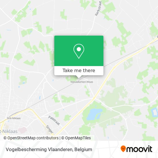 Vogelbescherming Vlaanderen map