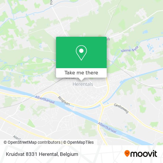 Kruidvat 8331 Herental map