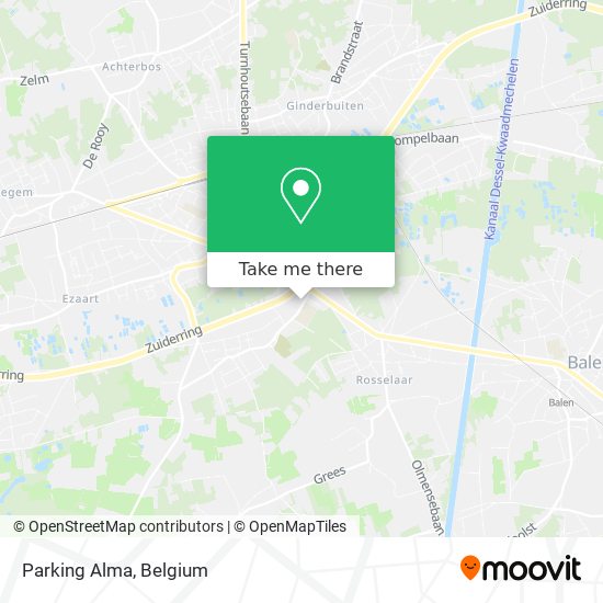 Parking Alma map