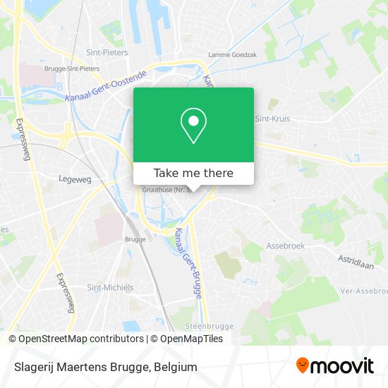 Slagerij Maertens Brugge plan