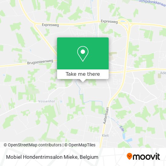 Mobiel Hondentrimsalon Mieke map