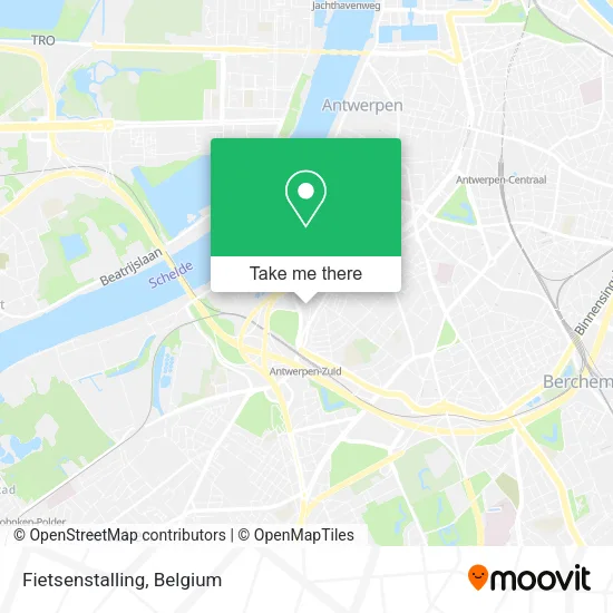 Fietsenstalling map