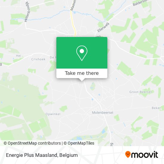 Energie Plus Maasland map