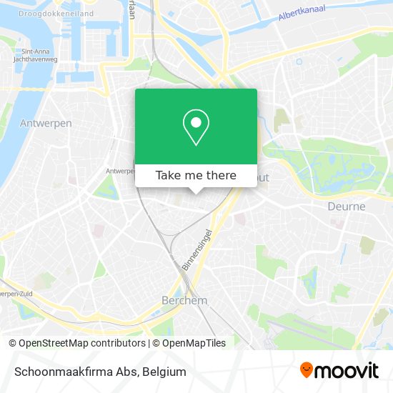 Schoonmaakfirma Abs map