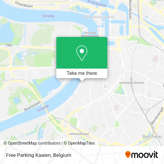 Free Parking Kaaien map