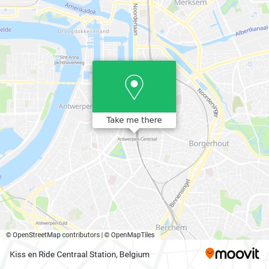 Kiss en Ride Centraal Station map