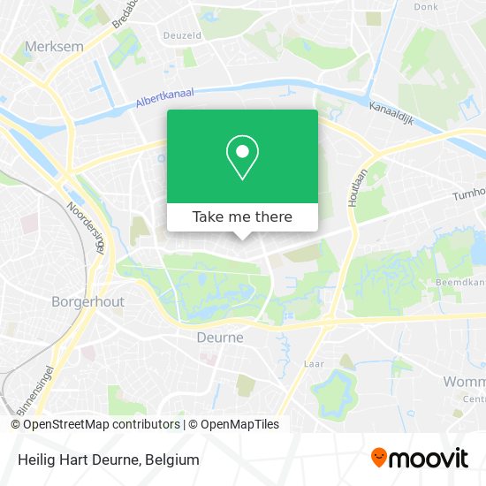 Heilig Hart Deurne map