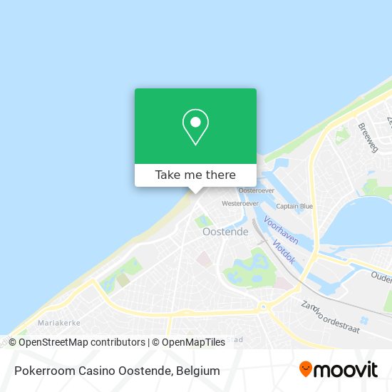 Pokerroom Casino Oostende map