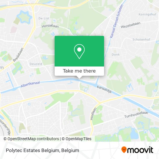 Polytec Estates Belgium map