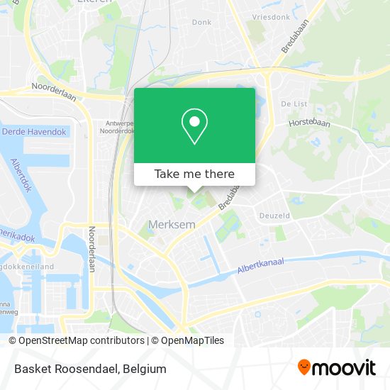 Basket Roosendael map