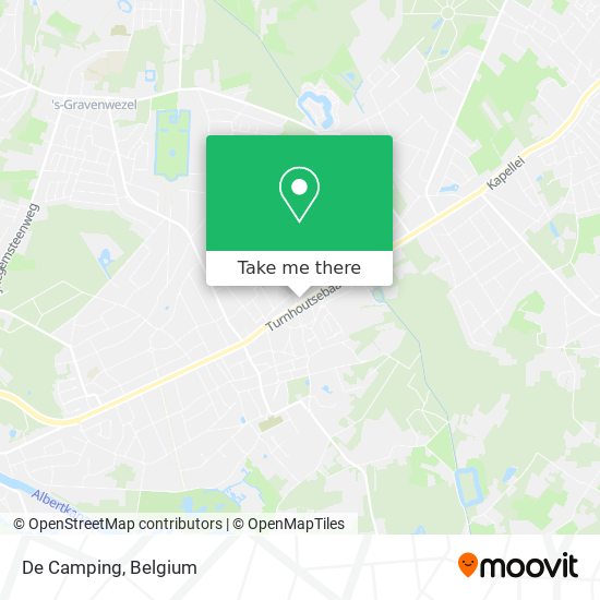 De Camping map