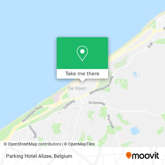 Parking Hotel Alizee map