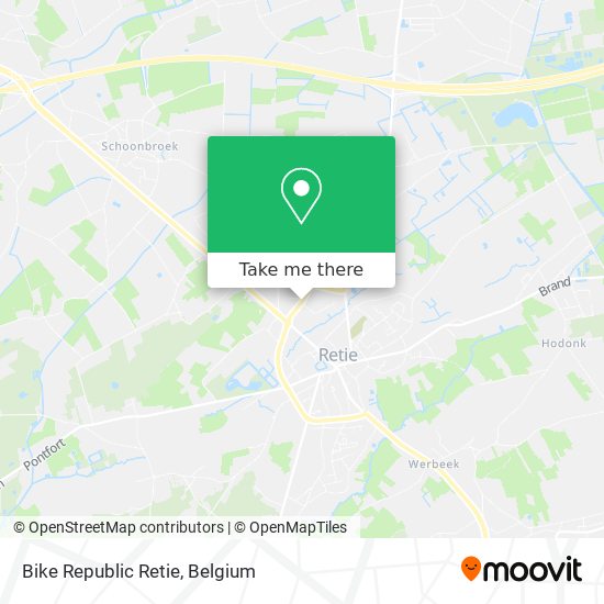 Bike Republic Retie map