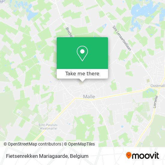 Fietsenrekken Mariagaarde plan